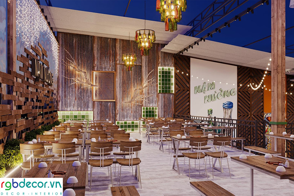 Thiết kế nhà hàng nướng
