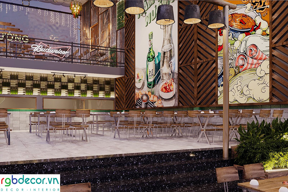 Thiết kế nhà hàng lẩu nướng