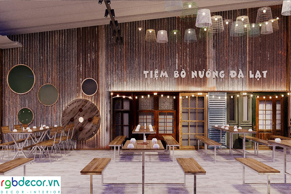 Thiết kế nhà hàng lẩu nướng