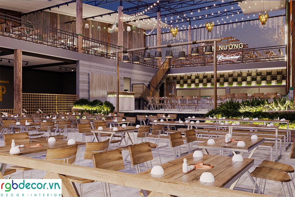 Thiết kế nhà hàng lẩu nướng