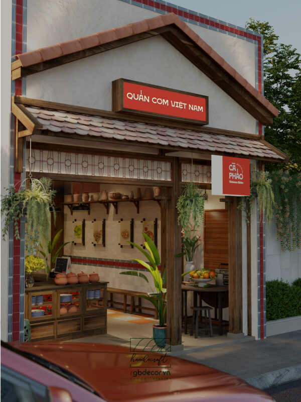 Thiết kế quán Võ Thành Long Thủ Dầu 1