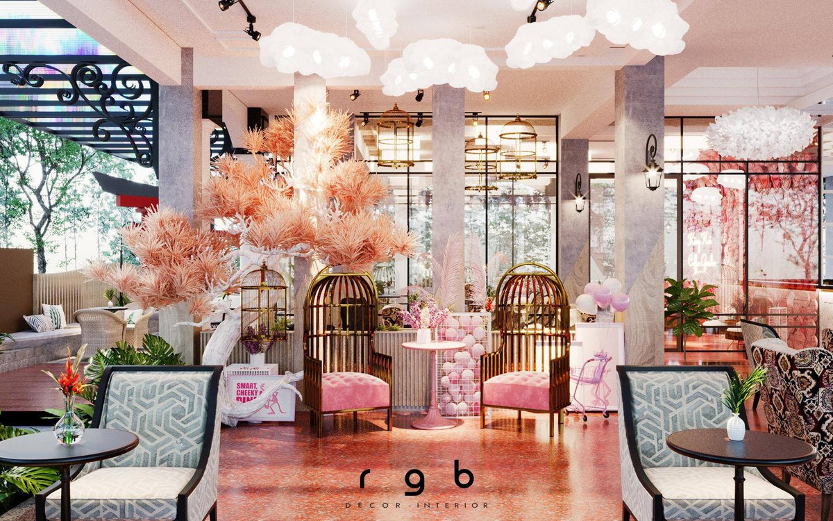 báo giá thiết kế thi công quán cafe Bình Tân trọn gói RGBDecor