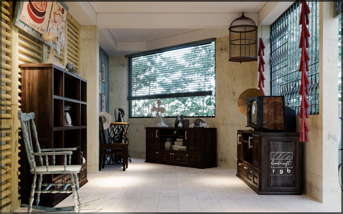 cải tạo nội thất quán cafe cũ - không gian vintage với đồ decor hoài cổ