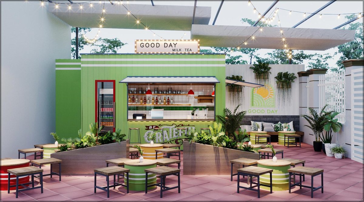 thi công quán cafe bình dương - góc check-in nổi bật